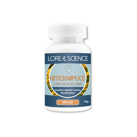 NiTick'NiPuce - Tick and flea repellent support for dogs - Lore & Science